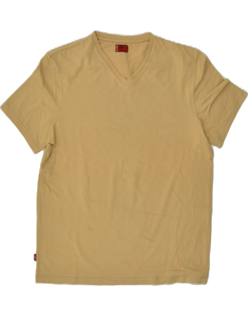 LEVI'S Mens T-Shirt Top Large Beige Cotton | Vintage Levi's | Thrift | Second-Hand Levi's | Used Clothing | Messina Hembry 