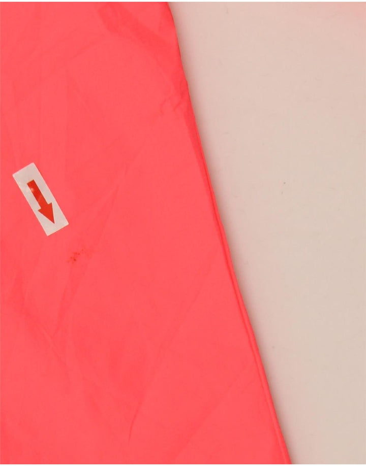 New Balance Womens Hooded Rain Jacket UK 10 Small Pink Polyester