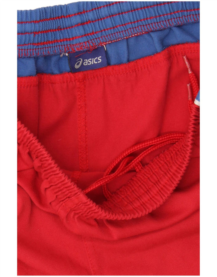 Asics Mens Sport Shorts Medium  Red Colourblock