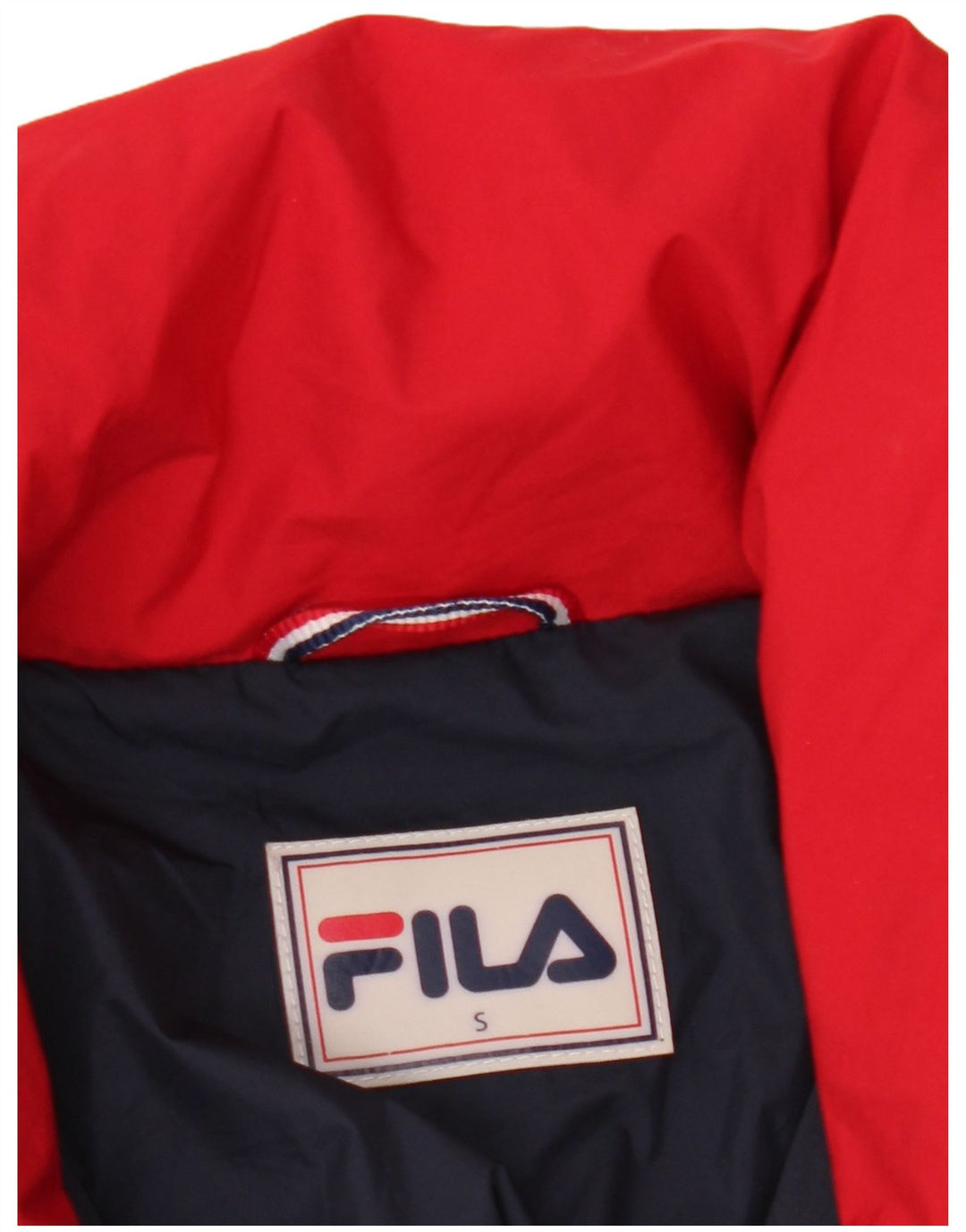 Fila Womens Oversized Padded Jacket UK 10 Small Multicoloured Colourblock