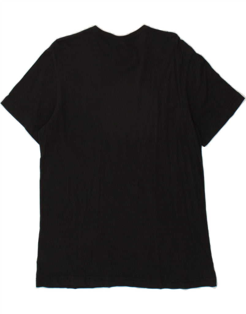 DKNY Mens Graphic T-Shirt Top Medium Black Cotton Vintage Dkny and Second-Hand Dkny from Messina Hembry 