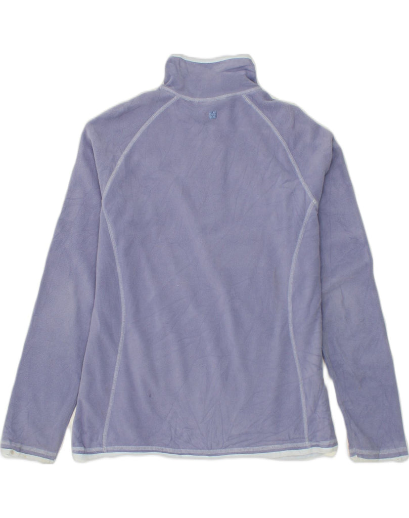 MOUNTAIN WAREHOUSE Womens Zip Neck Fleece Jumper UK 12 Medium  Purple | Vintage Mountain Warehouse | Thrift | Second-Hand Mountain Warehouse | Used Clothing | Messina Hembry 