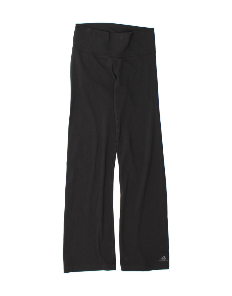 ADIDAS Womens Loose Fit Tracksuit Trousers UK 12/14 Medium  Black Vintage Adidas and Second-Hand Adidas from Messina Hembry 