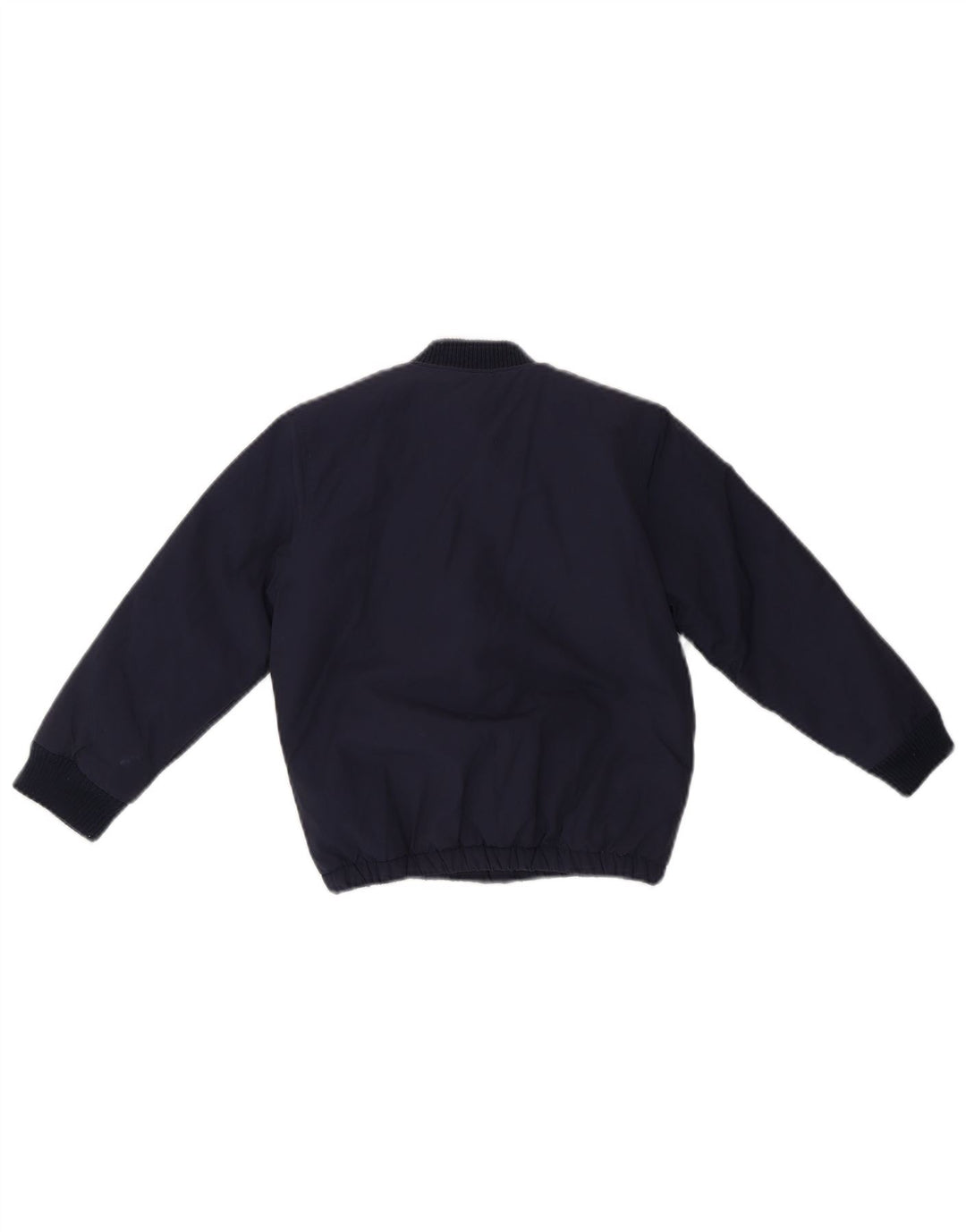 LYLE & SCOTT Boys Bomber Jacket 4-5 Years Navy Blue Cotton