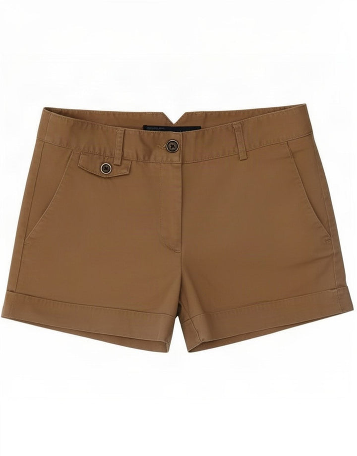 Zara Womens Chino Shorts Small W26 Beige Cotton