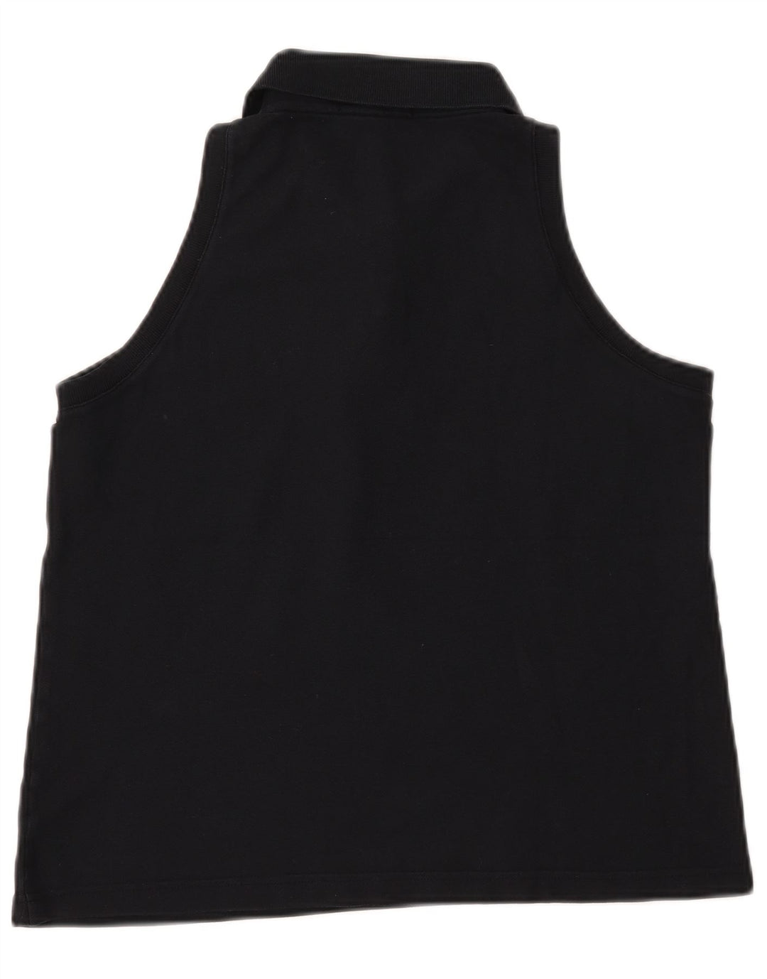 FILA Womens Sleeveless Polo Shirt IT 48 XL Navy Blue