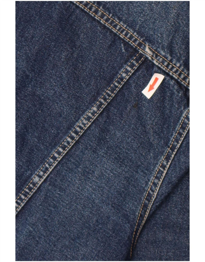 Benetton Mens Denim Jacket UK 42 XL Blue Cotton