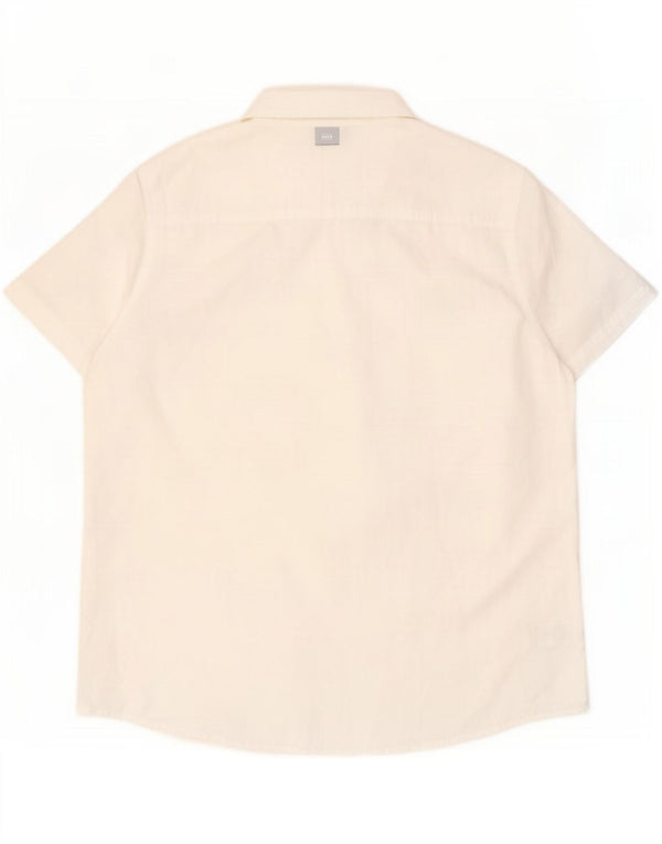 Scorpion Bay Mens Short Sleeve Shirt 2XL Off White Linen