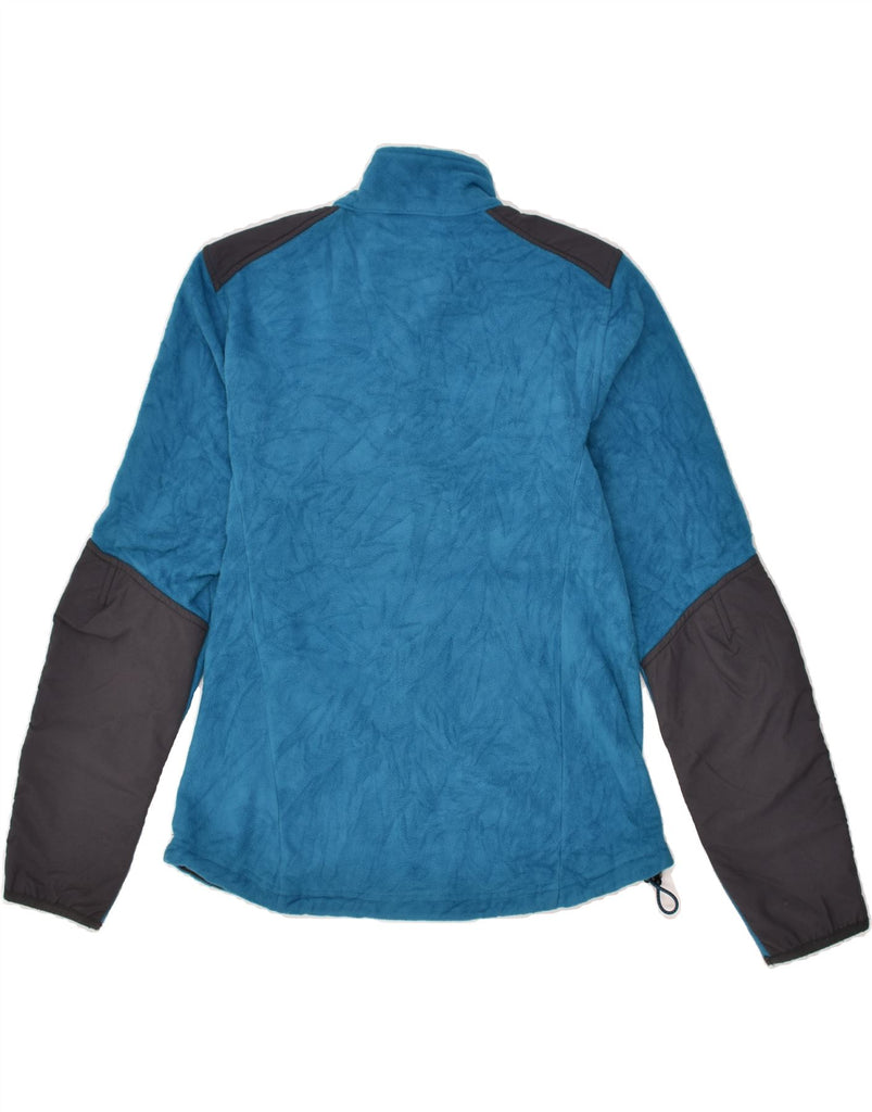 L.L.BEAN Womens Fleece Jacket UK 6 XS Blue Colourblock Polyester | Vintage L.L.Bean | Thrift | Second-Hand L.L.Bean | Used Clothing | Messina Hembry 