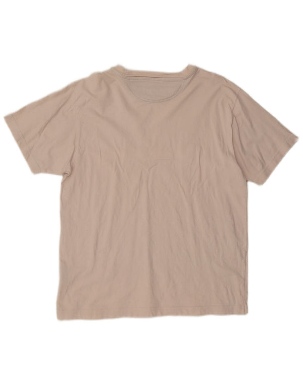 Columbia Mens Short Sleeve Regular Fit Graphic T-Shirt Top Medium Off White