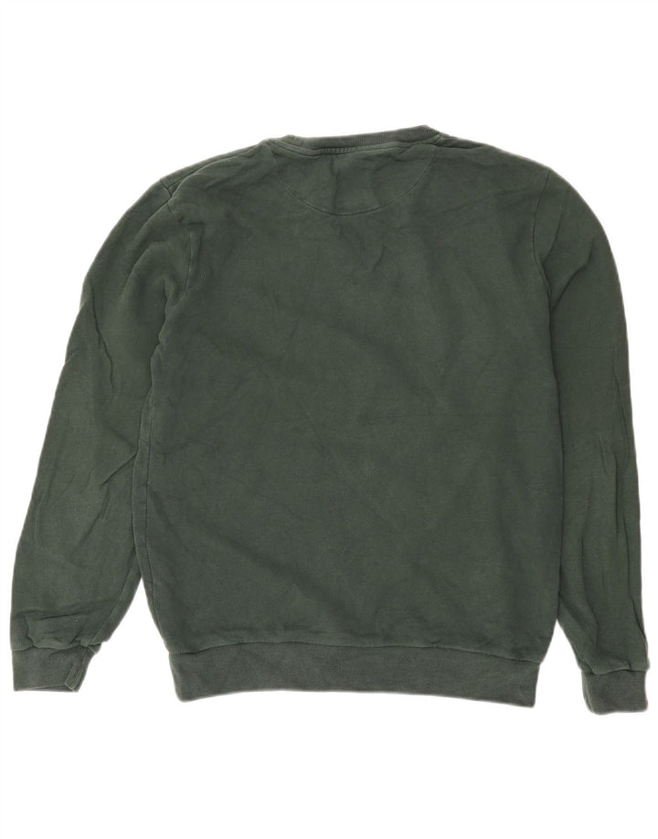 Jack Wills Mens Sweatshirt Jumper Small Green Cotton