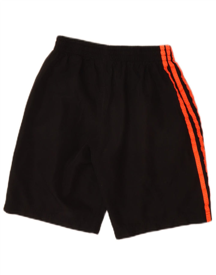 ADIDAS Boys F50 Graphic Sport Shorts 11-12 Years  Black Polyester