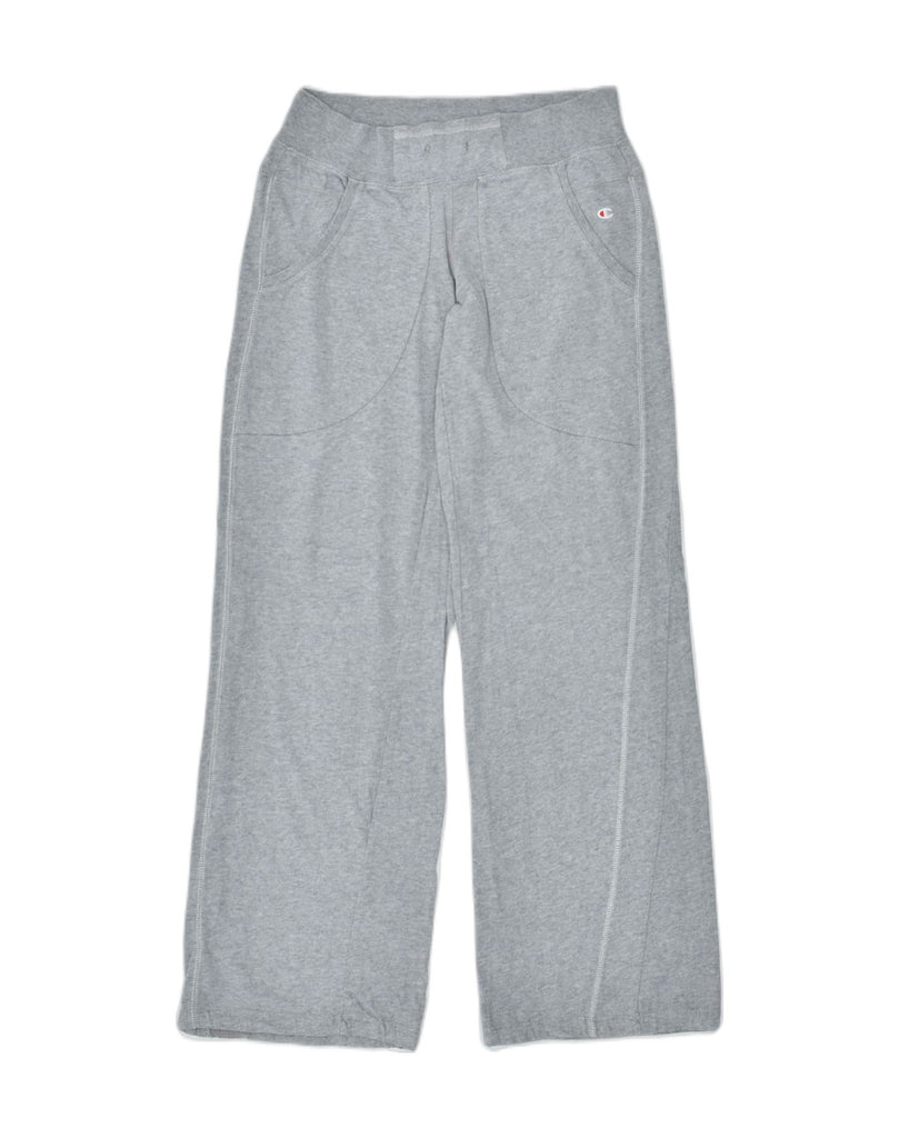 CHAMPION Womens Tracksuit Trousers UK 6 XS Grey Cotton | Vintage | Thrift | Second-Hand | Used Clothing | Messina Hembry 