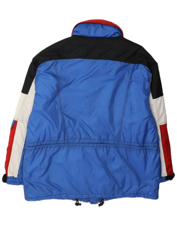 Crane Mens Ski Jacket XL Blue Colourblock Polyamide