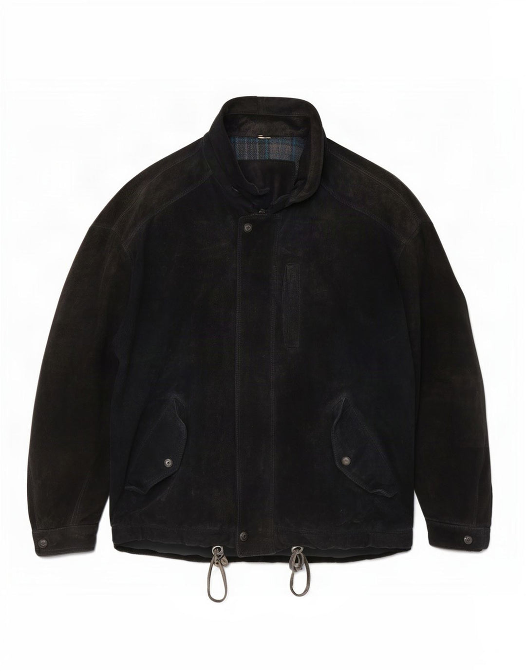 Vintage Mens Suede Jacket UK 42 XL Black