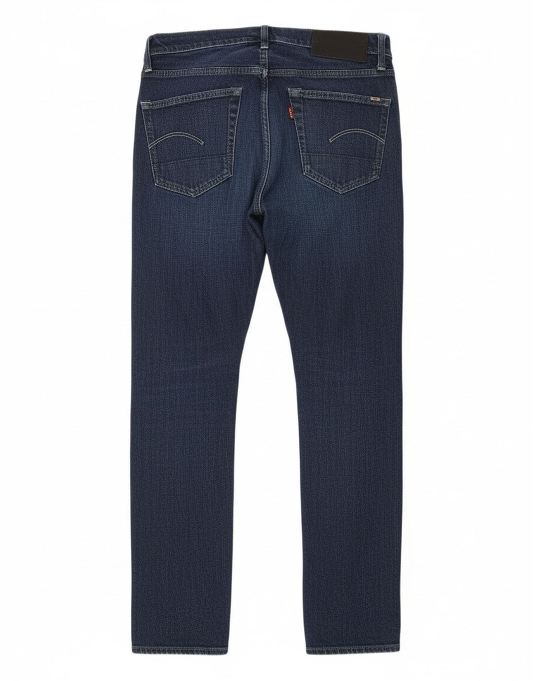 G-STAR Mens 3301 Slim Jeans W30 L30 Navy Blue Cotton