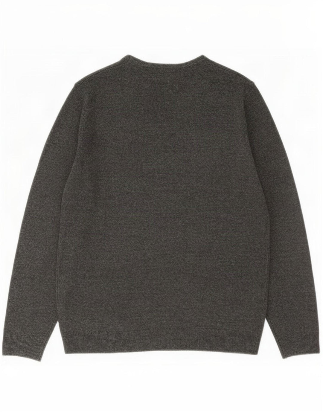 Marks & Spencer Mens V-Neck Jumper Sweater Large Grey Cashmere