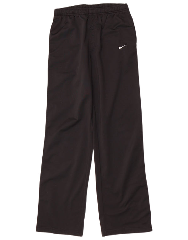 Nike Boys Tracksuit Trousers 13-14 Years XL Black Colourblock Polyester