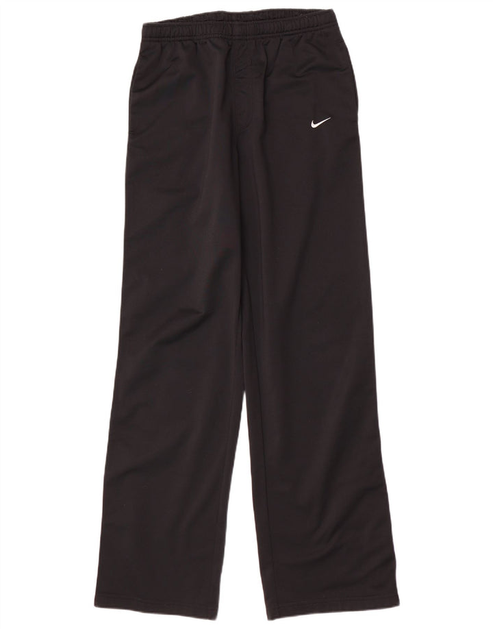 Nike Boys Tracksuit Trousers 13-14 Years XL Black Colourblock Polyester
