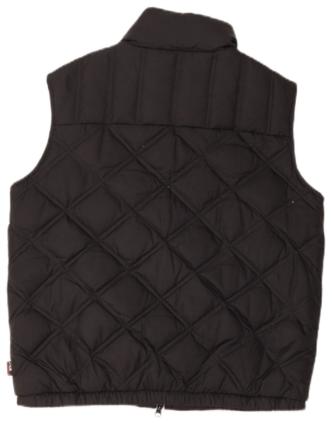 Fila Womens Padded Gilet UK 14 Medium Black Polyester