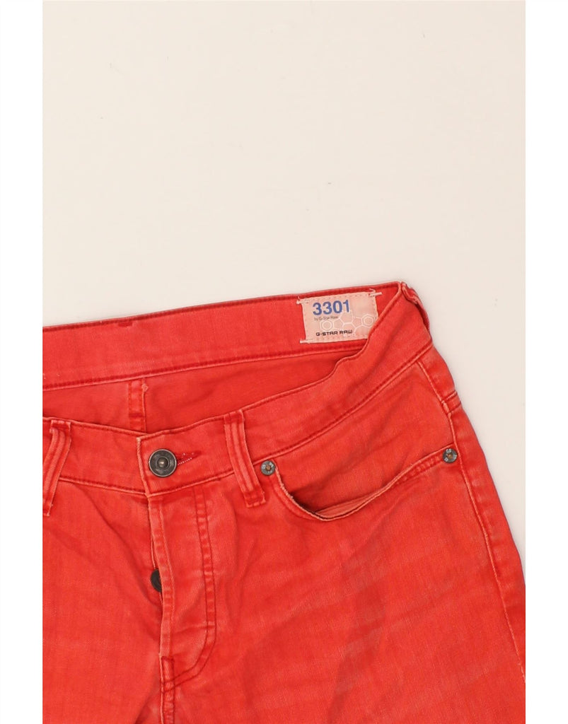 G-STAR Womens Slim Jeans W30 L29 Red | Vintage G-Star | Thrift | Second-Hand G-Star | Used Clothing | Messina Hembry 