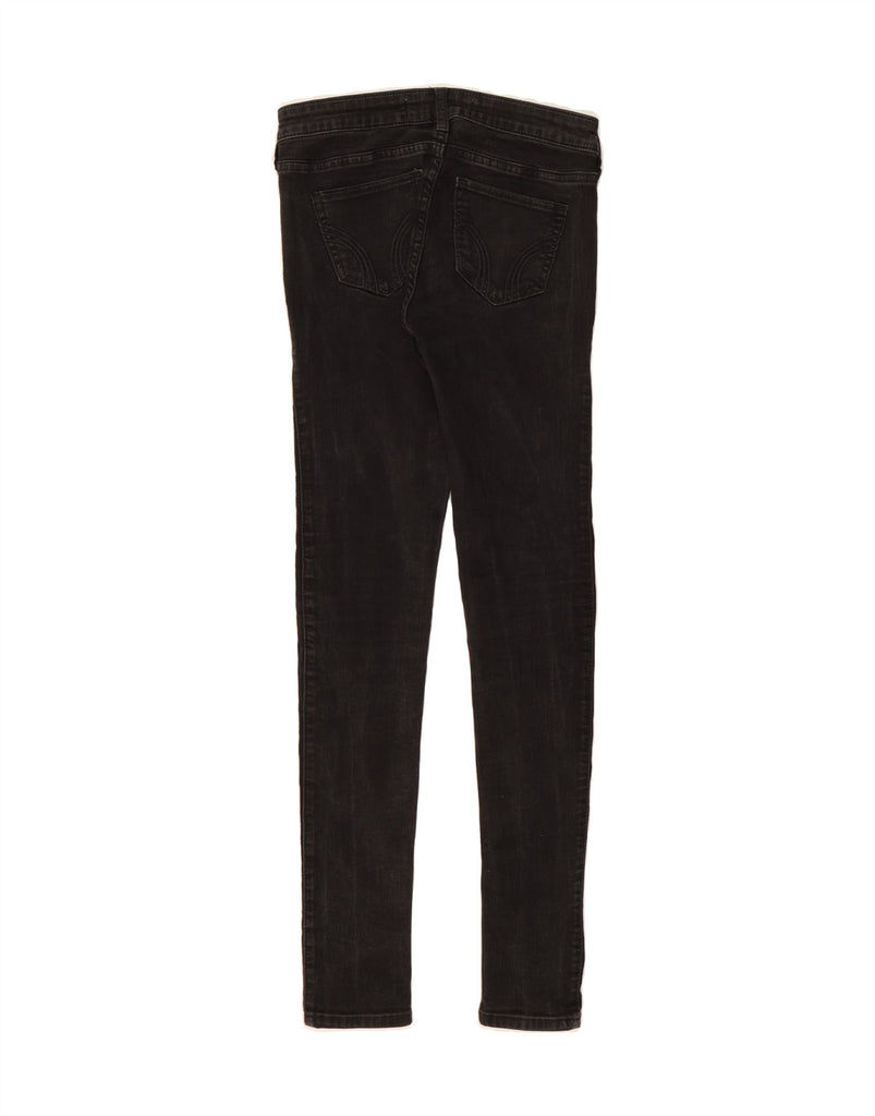 HOLLISTER Womens Super Skinny Jeans US 5 Medium W27 L31 Black Cotton Vintage Hollister and Second-Hand Hollister from Messina Hembry 