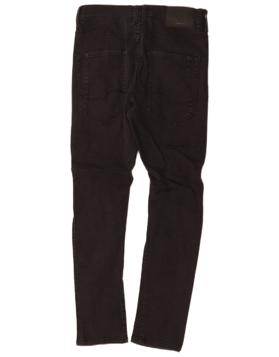 Jack & Jones Mens Slim Jeans W28 L27 Black Cotton