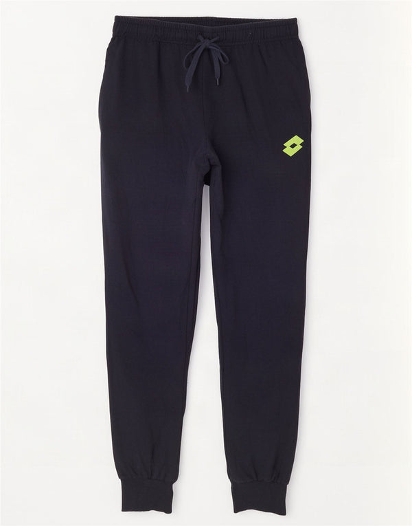 Lotto Mens Tracksuit Trousers Joggers XL Navy Blue Cotton