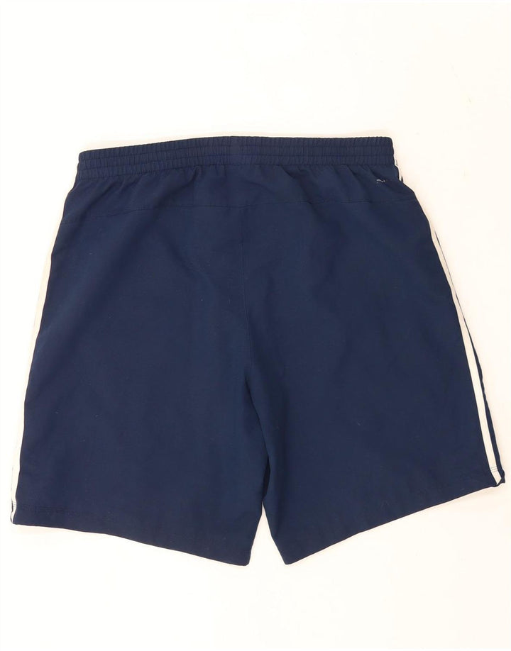 Adidas Mens Climalite Sport Shorts Large  Navy Blue Polyester