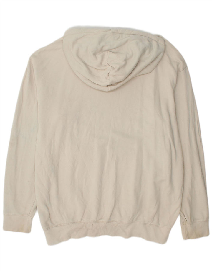 REEBOK Mens Hoodie Jumper XL White Cotton