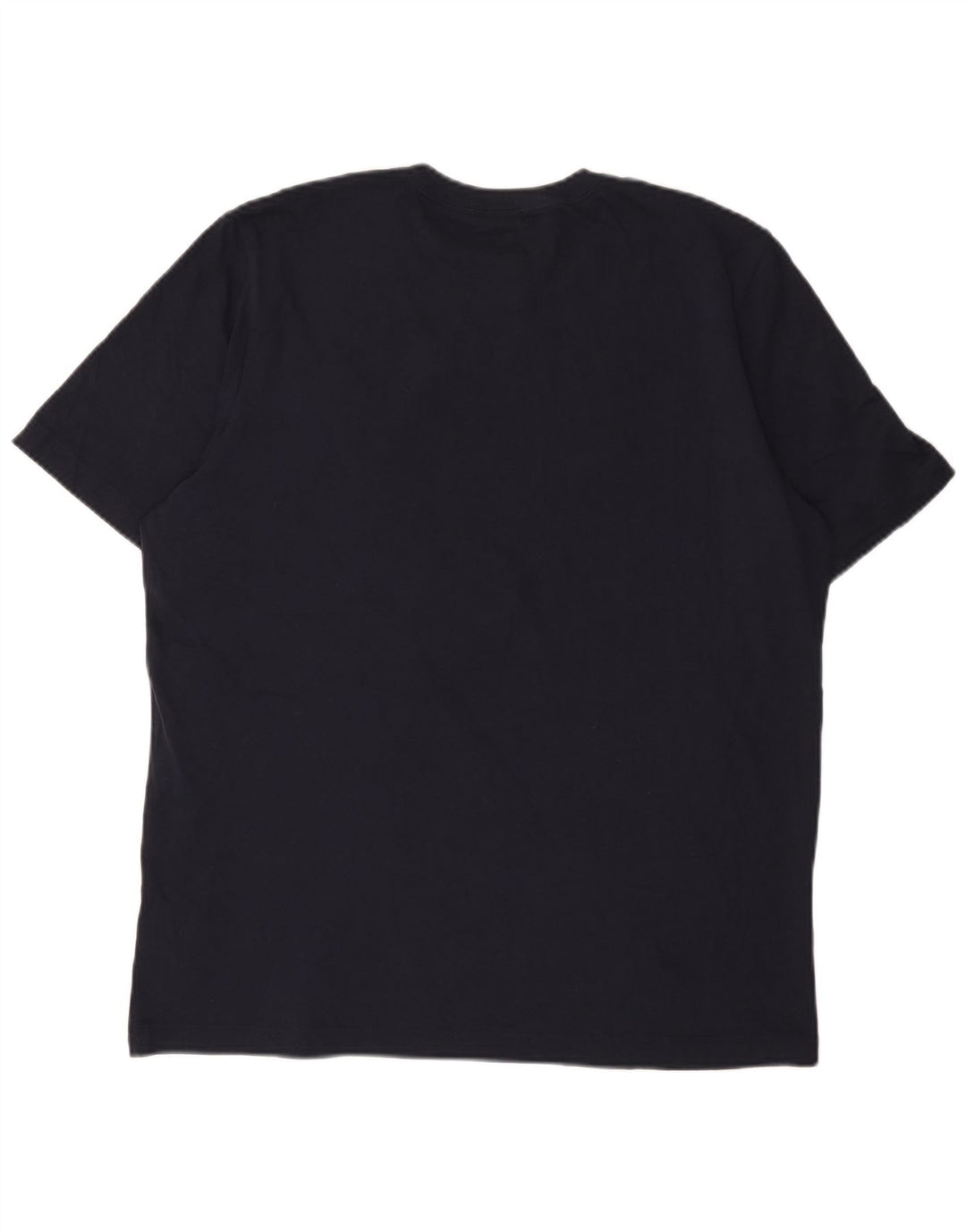 Adidas Mens T-Shirt Top Large Navy Blue Cotton