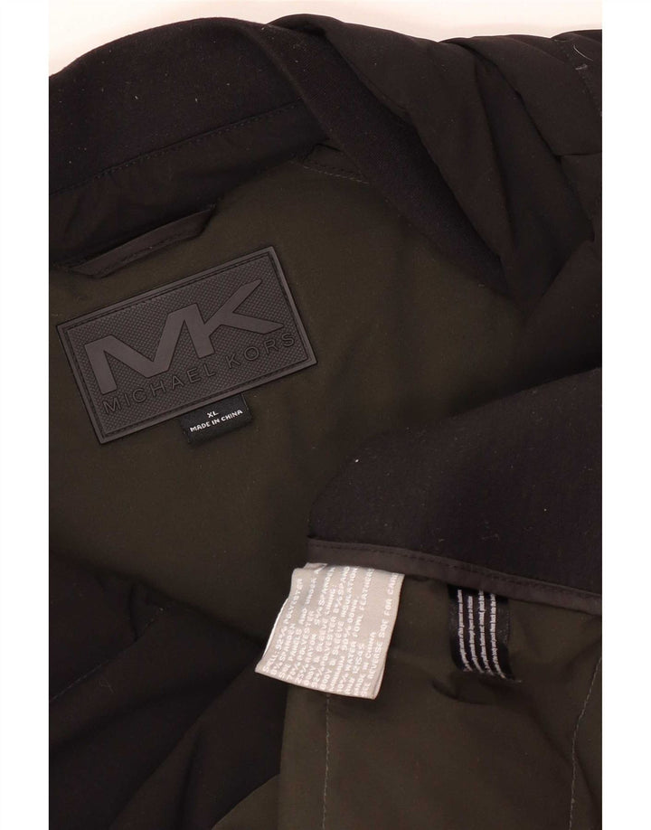 Michael Kors Mens Padded Jacket UK 42 XL Black Polyester