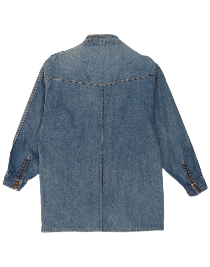 Vintage Womens Denim Jacket UK 14 Medium Blue