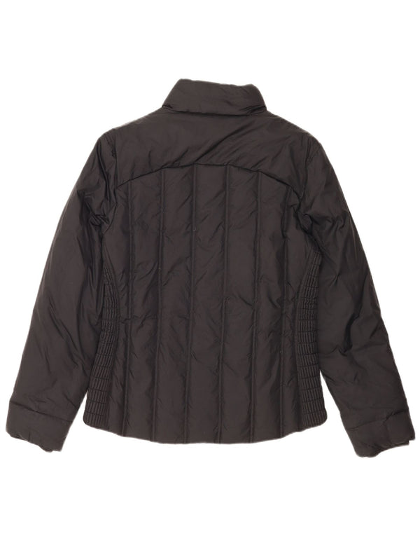 Lacoste Womens Padded Jacket Size 40 Medium Black Polyamide