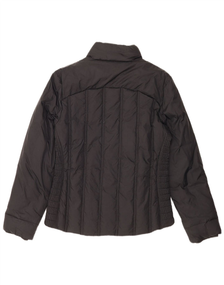 Lacoste Womens Padded Jacket Size 40 Medium Black Polyamide