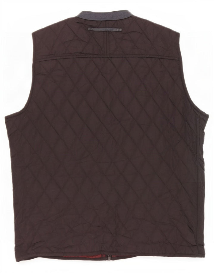 Zara Mens Quilted Gilet UK 42 XL Black