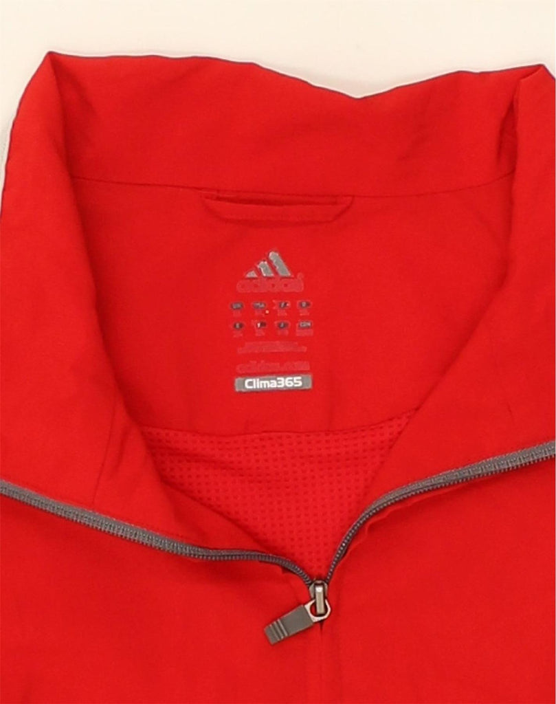 ADIDAS Mens Clima 365 Tracksuit Top Jacket XL Red Colourblock | Vintage Adidas | Thrift | Second-Hand Adidas | Used Clothing | Messina Hembry 