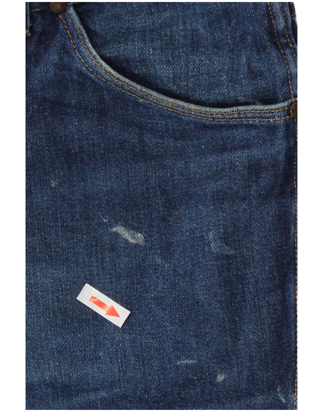 Wrangler Mens Straight Jeans W40 L31 Navy Blue
