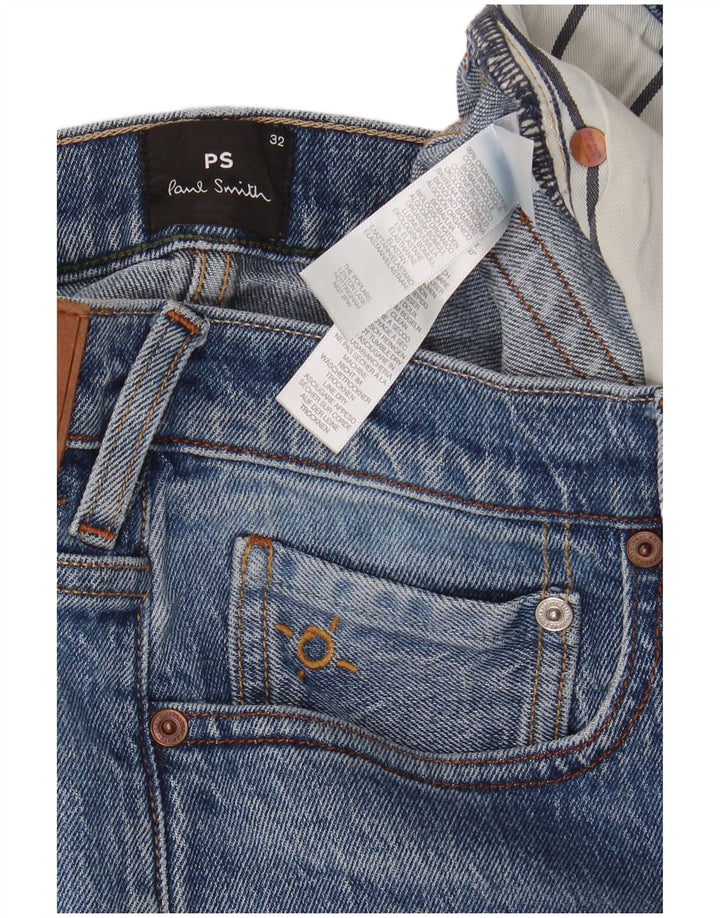 Paul Smith Mens Slim Jeans W32 L30 Blue Cotton
