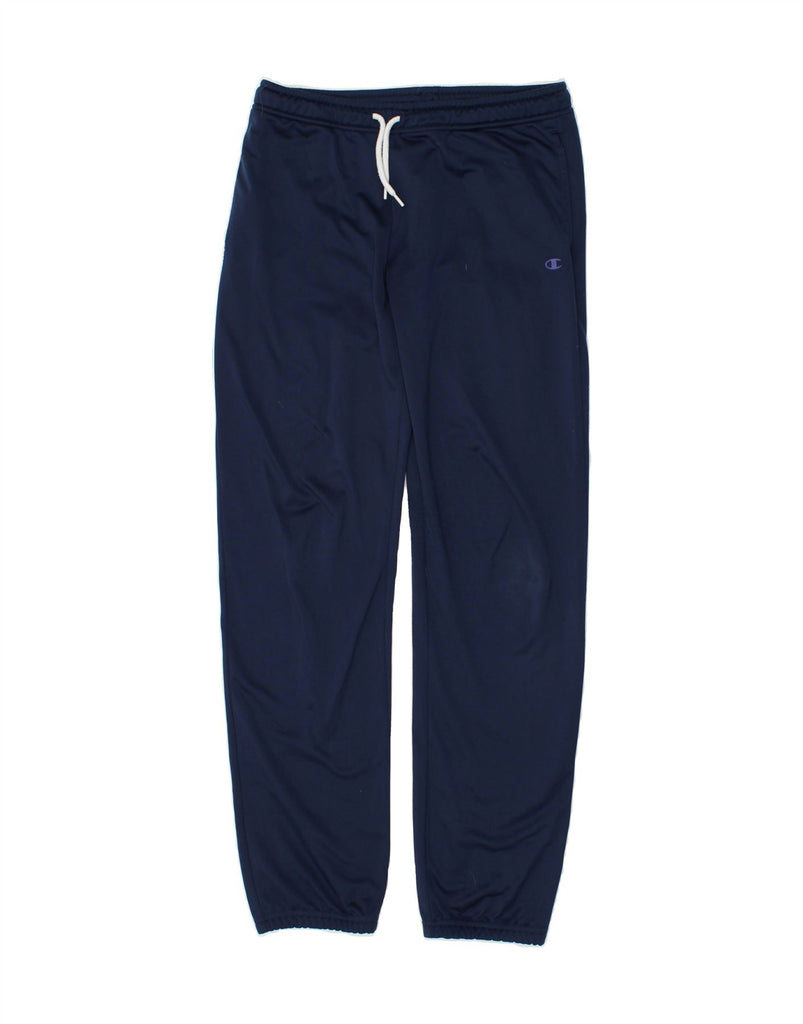 CHAMPION Boys Tracksuit Trousers Joggers 14-15 Years XL Navy Blue | Vintage Champion | Thrift | Second-Hand Champion | Used Clothing | Messina Hembry 