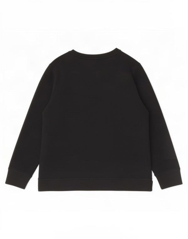 Gap Womens Graphic Sweatshirt Jumper UK 14 Medium Black Cotton