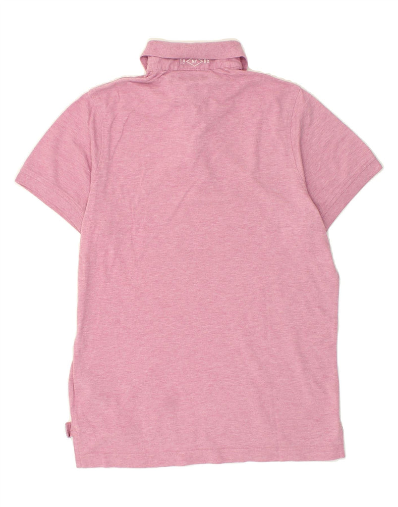 TOMMY HILFIGER Mens Slim Fit Polo Shirt Small Pink Cotton | Vintage Tommy Hilfiger | Thrift | Second-Hand Tommy Hilfiger | Used Clothing | Messina Hembry 