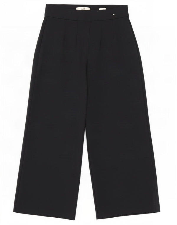 Marks & Spencer Womens Casual Trousers UK 8 Small W26 L26 Navy Blue