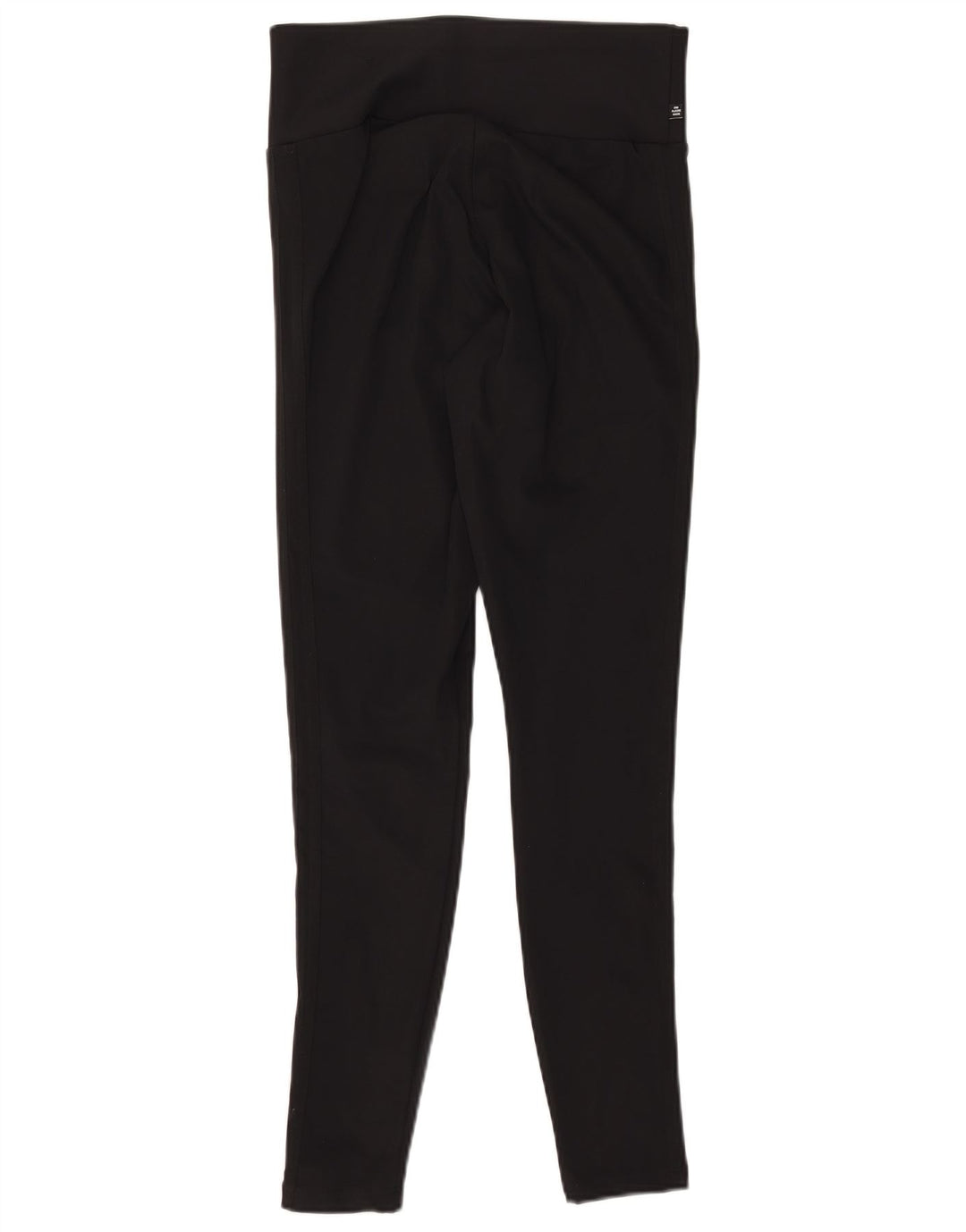 ADIDAS Womens Leggings UK 12 Medium  Black Polyester