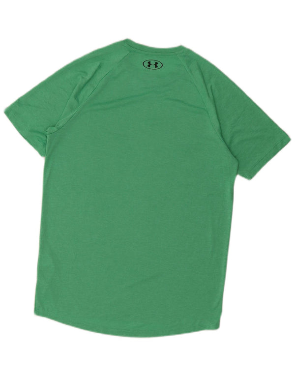 Under Armour Mens Loose Fit T-Shirt Top Small Green Polyester