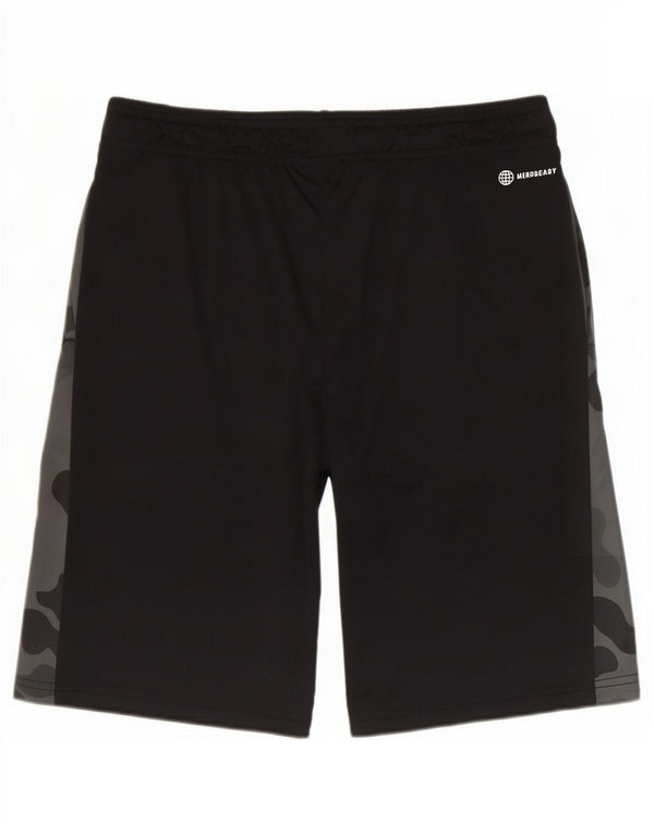Adidas Boys Aeroready Sport Shorts 15-16 Years Grey Camouflage Polyester