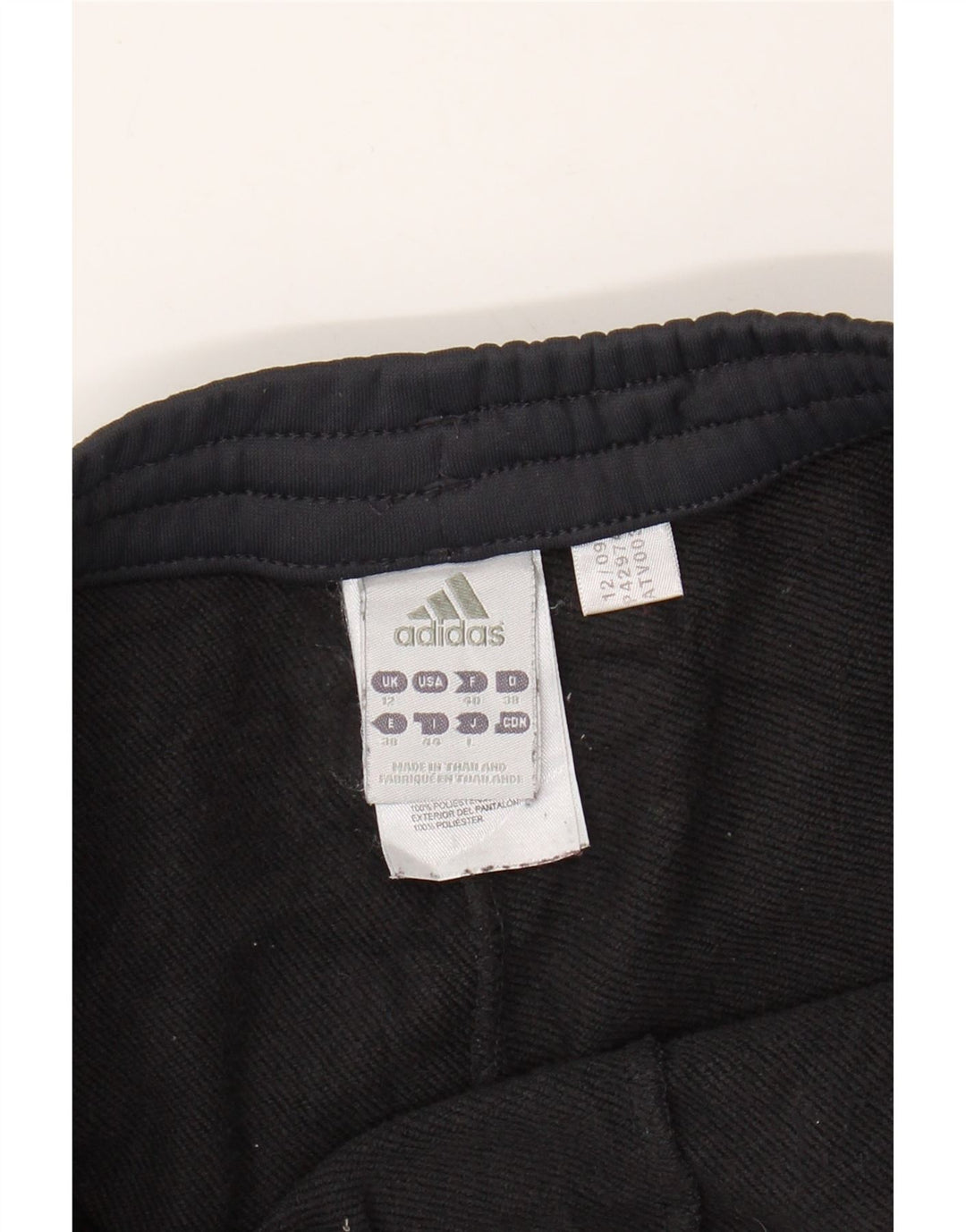 Adidas Womens Tracksuit Trousers Joggers UK 12 Medium Grey Polyester