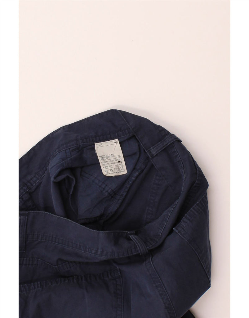 KILLER LOOP Mens Bootcut Casual Trousers IT 48 Medium W34 L35 Navy Blue Vintage Killer Loop and Second-Hand Killer Loop from Messina Hembry 