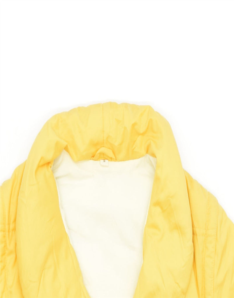 CIESSE PIUMINI Womens Padded Jacket IT 44 Medium Yellow Polyester | Vintage | Thrift | Second-Hand | Used Clothing | Messina Hembry 