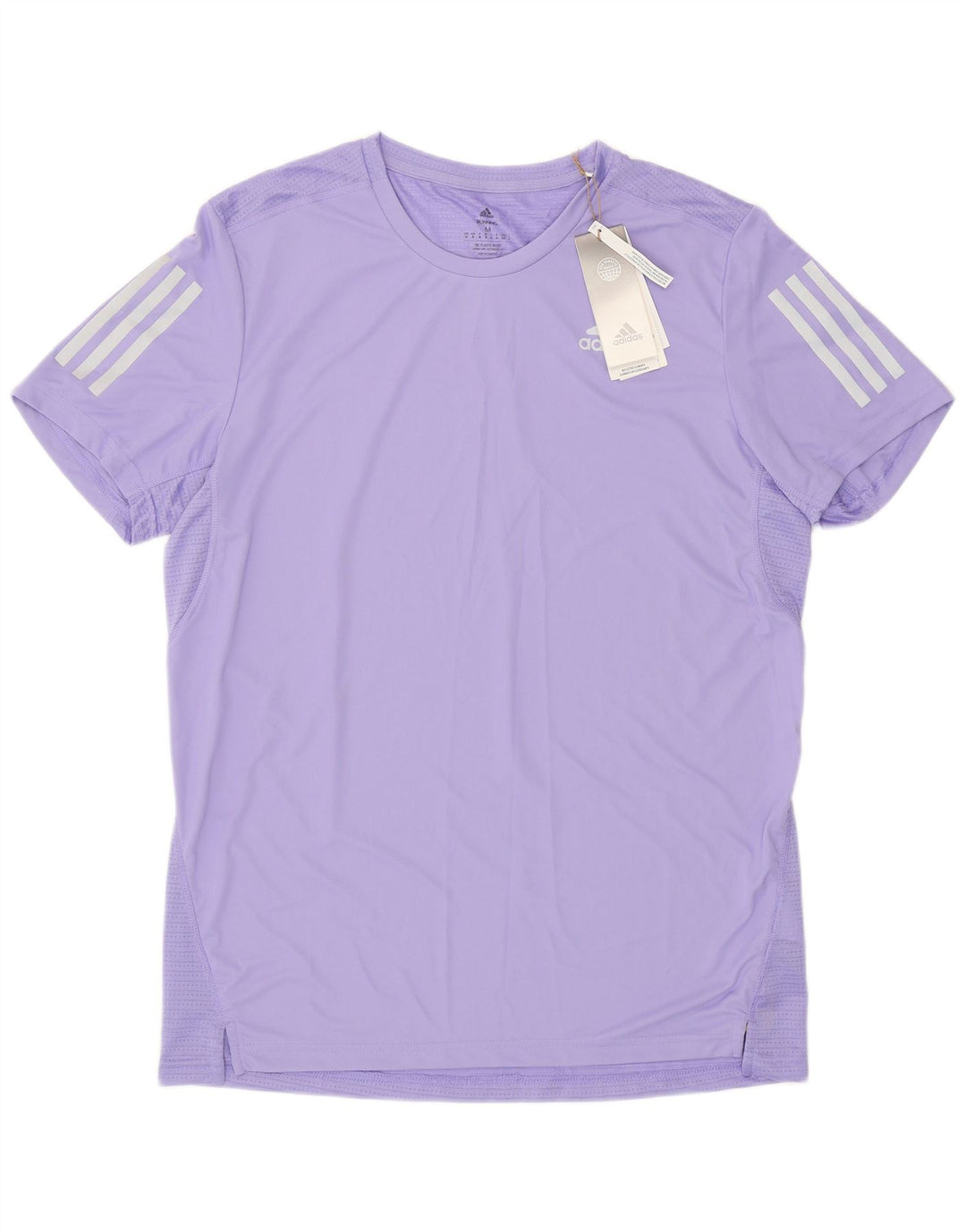 Adidas Mens Aeroready T-Shirt Top Medium Purple Polyester